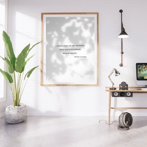 Van Gogh Quote - I have nature and art and poetry | Instant download | Printable