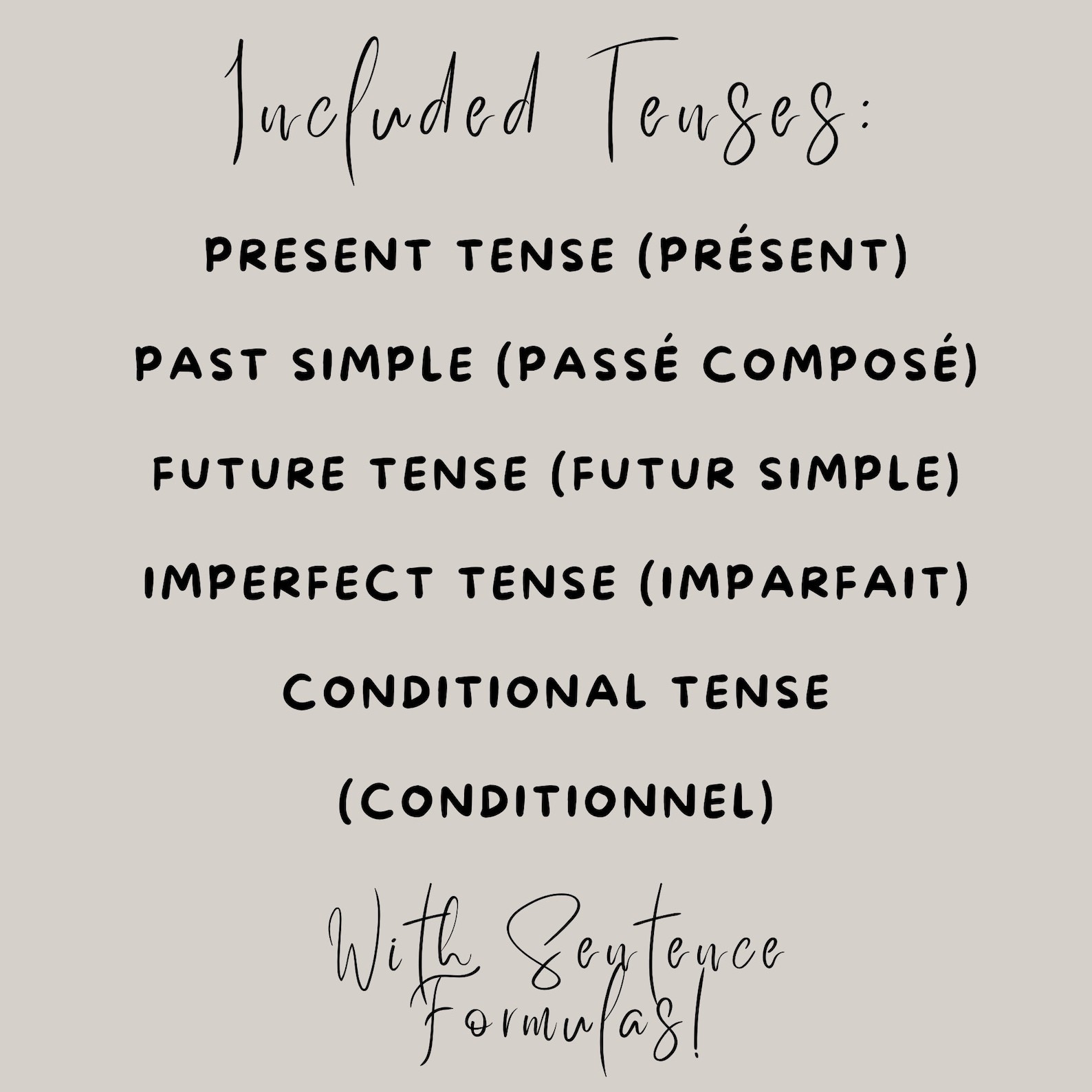 French Cheat Sheet | Printable Cheat Sheet | Goodnotes | French Verb ...