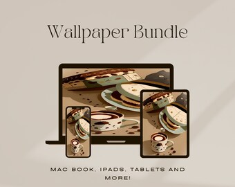 Coffee Shop Wallpaper | Alice in Wonderland Aesthetic (Digital Download)