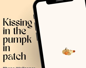 Pumpkin Patch Phone Wallpaper | Autumn Aesthetic Lock Screen (Digital Download)