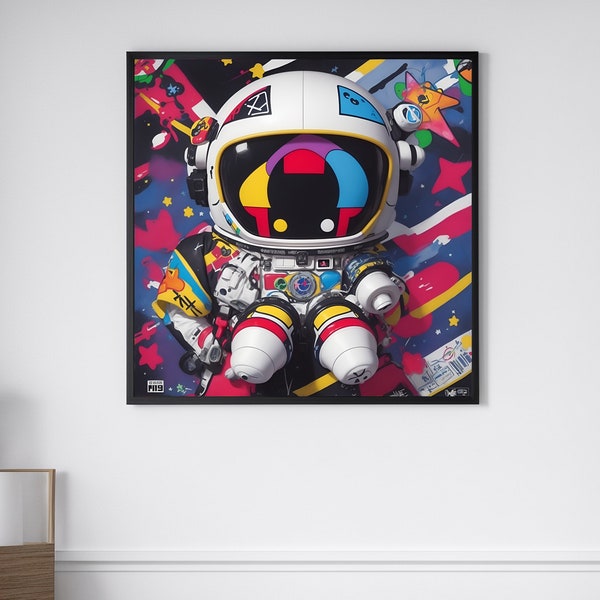 Hypebeast Astronaut | Hypebeast | Wall Art | Home Decor | Printable Art | Digital Art | Digital Download
