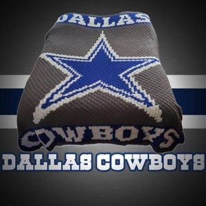 Dallas Cowboys Crochet Blanket - Full Size