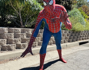 ホームカミング スパイダースーツ 青と赤のコスプレ衣装 取り外し可能