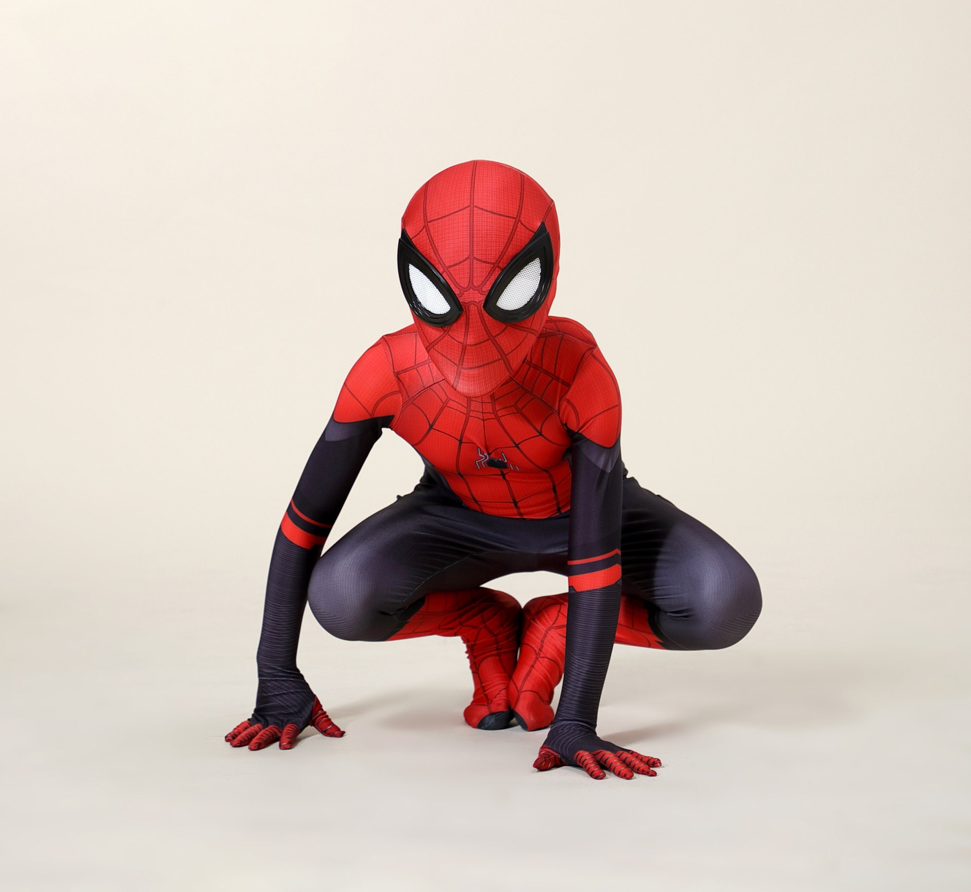 Spiderman Costume Carnevale Spider Man Amazing Bambino Uomo Cosplay SPM013  SD