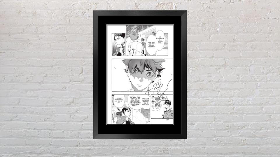 haikyuu poster haruichi furudate minimalist anime poster vintage