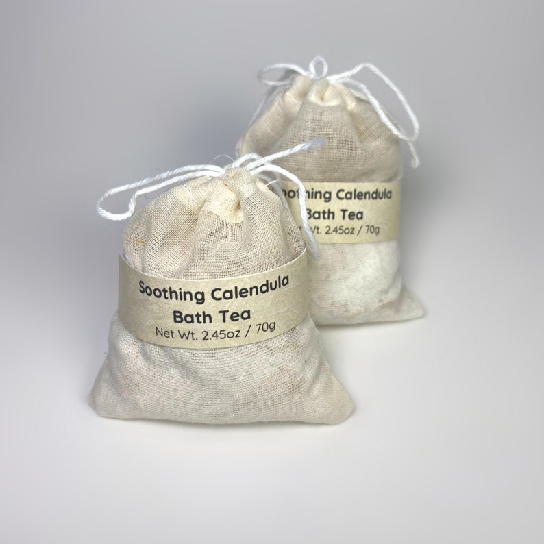 Herbal Bath Tub Tea Bath Salts With Botanicals Milk Bath Tea With Rose, Chamomile and Lavender Natural Bath Product Mothers Day Gift image 6