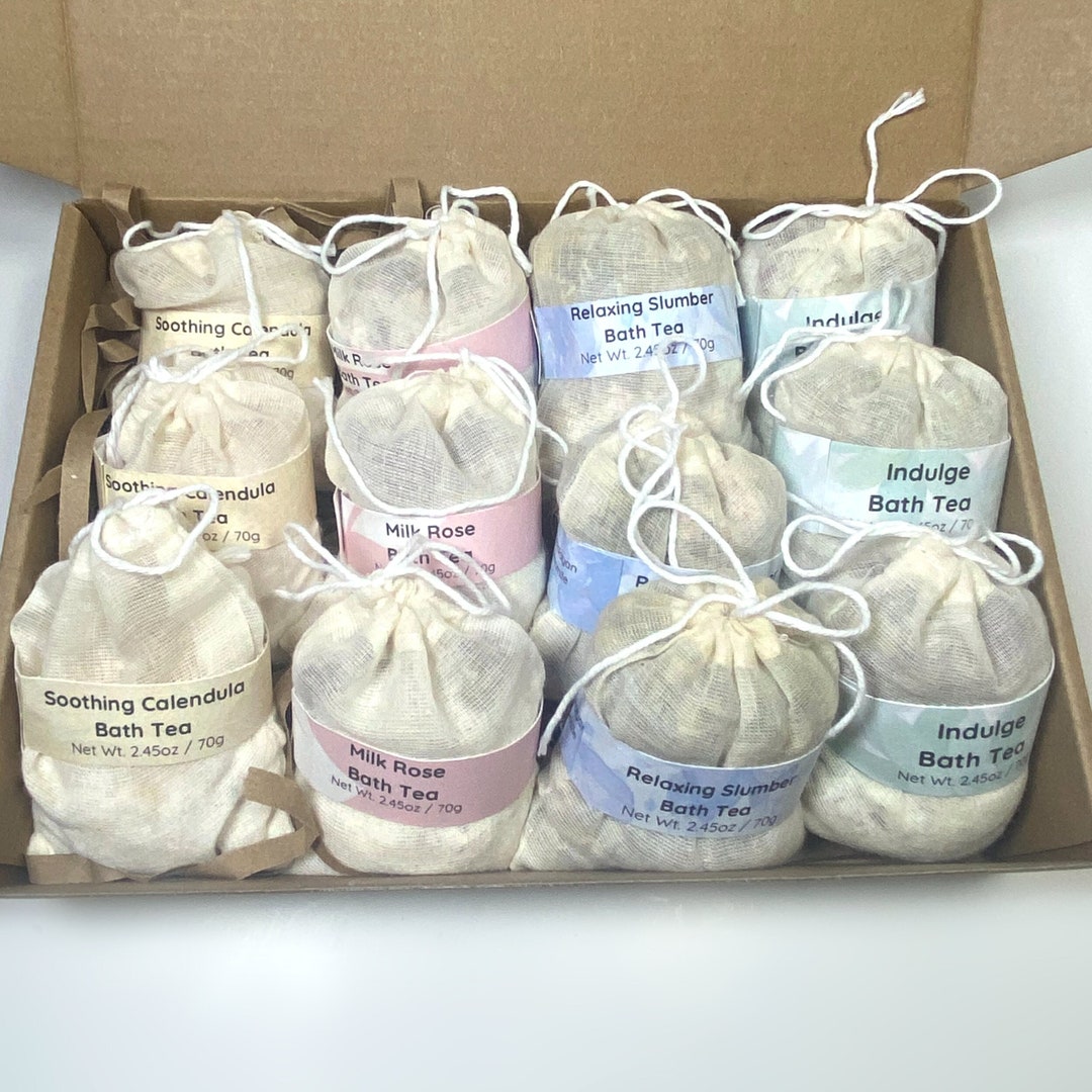 Herbal Bath Tub Tea Bath Salts With Botanicals Milk Bath Teas With Rose