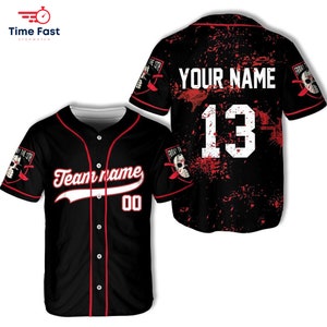 Houston Astros Halloween Jason Voorhees Baseball Jersey Shirt - Owl Fashion Shop