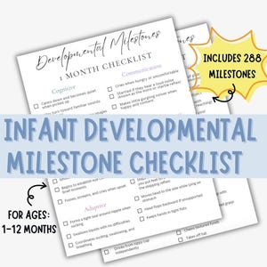 Uitgebreide checklist voor ontwikkelingsmijlpalen voor baby's, mijlpalen voor baby's eerste jaar, mijlpalentabel baby, mijlpalen voor baby's