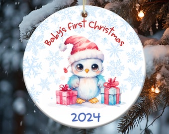 First Christmas Baby Ornament Bundle, Ornament Sublimation PNG, Personalized Baby Ornament Design, Photo Birth Info, Instant Download