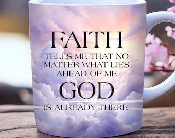 Christian Quotes mug wrap, 11oz and 15oz mug template, Faith Mug Wrap Sublimation Design, Bible Verse Mug Wrap, Christian Mug Wrap