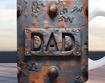 Best Dad Mug Wrap, Fathers Day Mug Wrap, PNG, 11oz, 15 oz Mug Design, Dad Birthday Mug Wrap, Best Dad Ever Mug Wrap