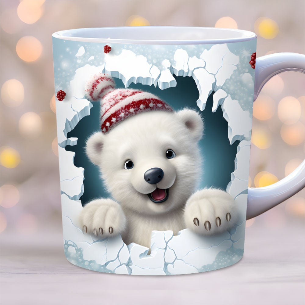 3D Mug Bear Mug - Inspire Uplift