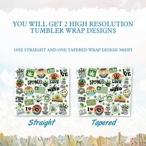 Pickleball Tumbler Wrap, 20oz Skinny Tumbler PNG, Straight and Tapered Tumbler Wrap, Instant Download, Pickleball Tumbler Wrap image 3