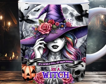 Witchy Vibes mokomslag, 11oz en 15oz mok sjabloon, heks mokomslag, hemelse heks mokomslag, hekserij mokomslag, dierenriem mok