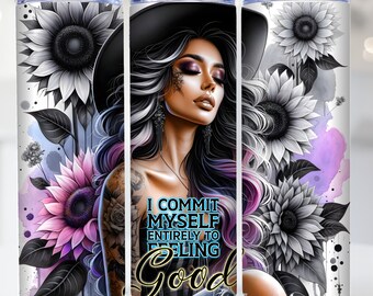 Daily Affirmations 20oz Tumbler Wrap Skinny Sublimation Tumbler Design Templates, Positive Affirmation Tumbler Wrap, Positive Quotes Tumbler
