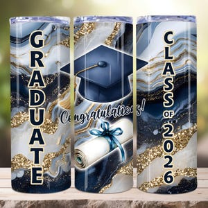 Adesivo para Copo Térmico de Formatura, Adesivo para Copo Térmico da Turma de 2026, Copo Térmico Fino de 590ml PNG, Copo Térmico para Presente de Formatura, Embalagem para Presente de Formatura imagem 4