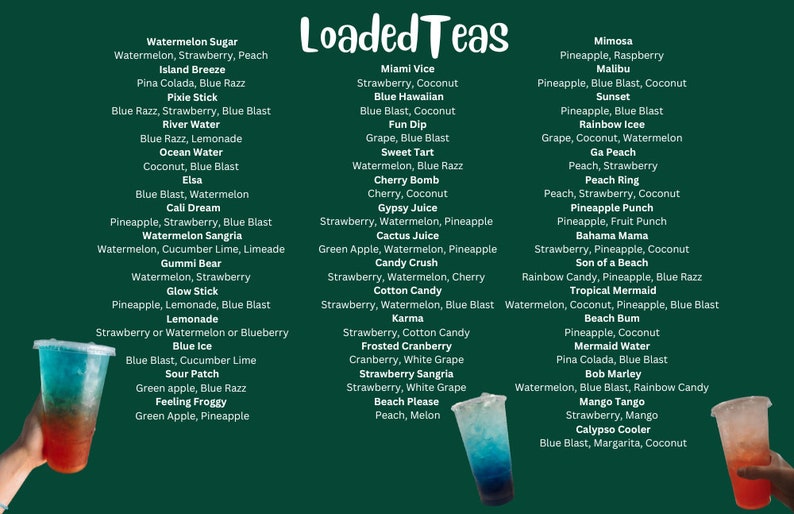 Loaded Tea Mix! 25 for 75 - Etsy