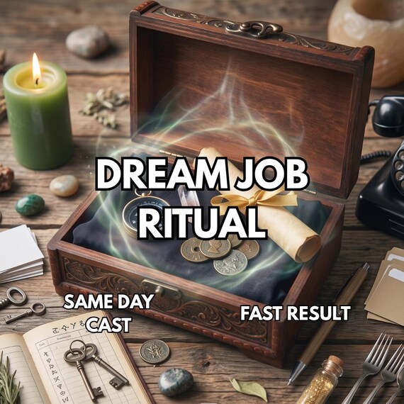 Dream Job Ritual for Career Breakthrough, Fast Working Employment Spell, Manifest Promotion & Interview Success, Money Magnet