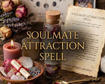 Soulmate Attraction Spell, Love Manifestation Ritual Guide, Bring Back Ex, Attract True Love
