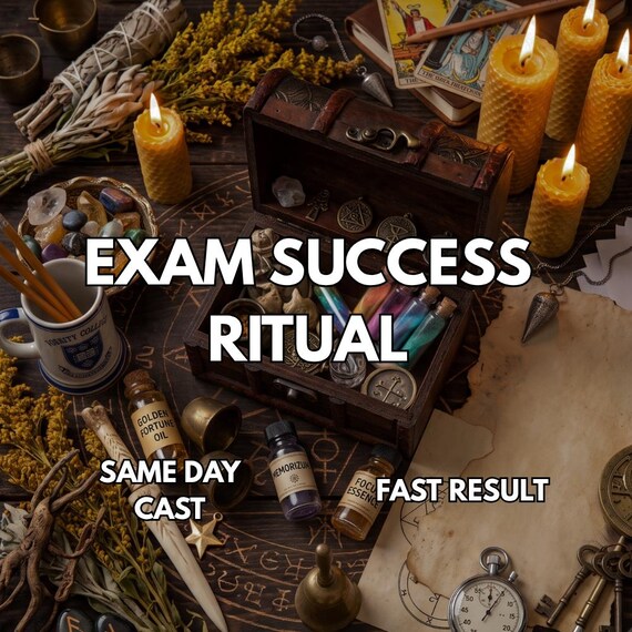 Exam Success Ritual, Manifest Memory, Focus, Academic Breakthrough (Digital Download)