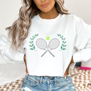 Tennis Sweatshirt, US Open Tennis Sweatshirt, Vintage Tennis Sweatshirt, Tennis Sweater, Tennis Lover Gift, Cute Tennis Shirt