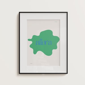 allora | italian saying | italian poster | print | italy | digital download | wall art | home decor | minimalist | italian print
