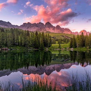 am Passo San Pellegrino am italienischen See