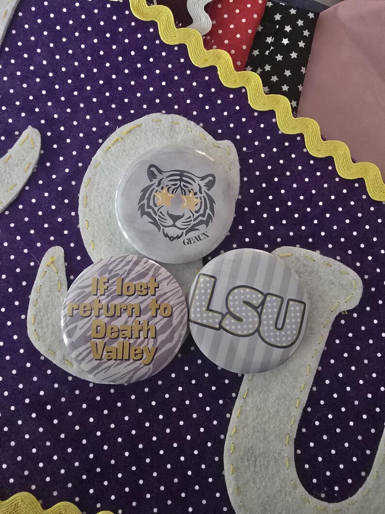 LSU Boutique Style Custom Felt Pennant Flag - Etsy