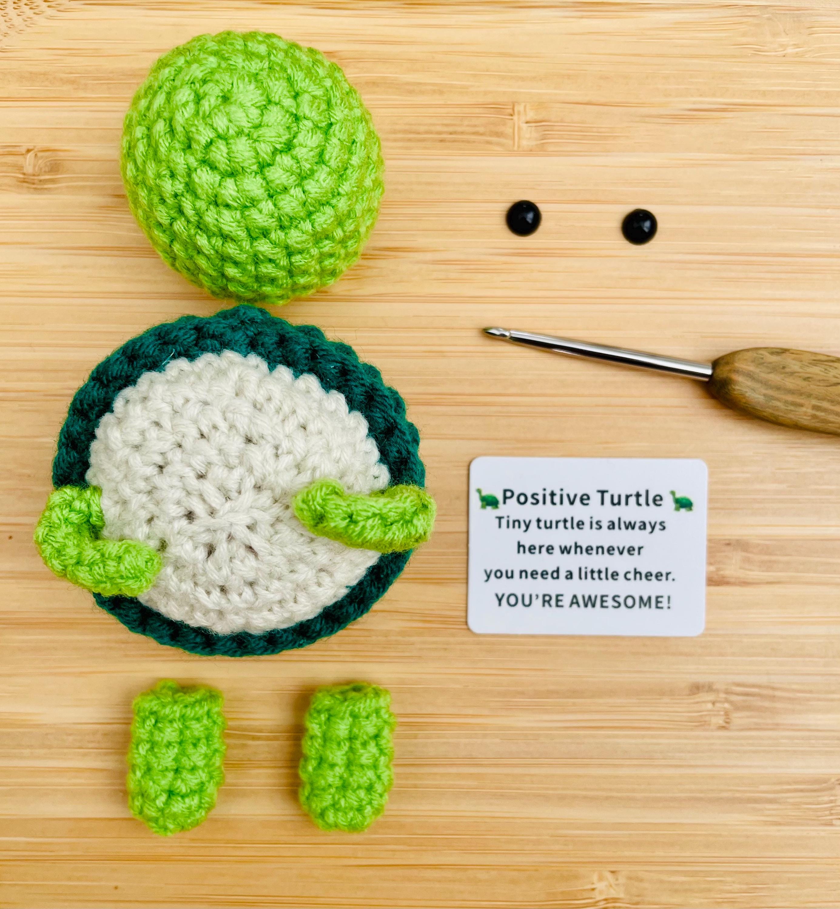 No-sew Crochet Turtle Pattern - Easy Beginner Friendly PDF Small ...
