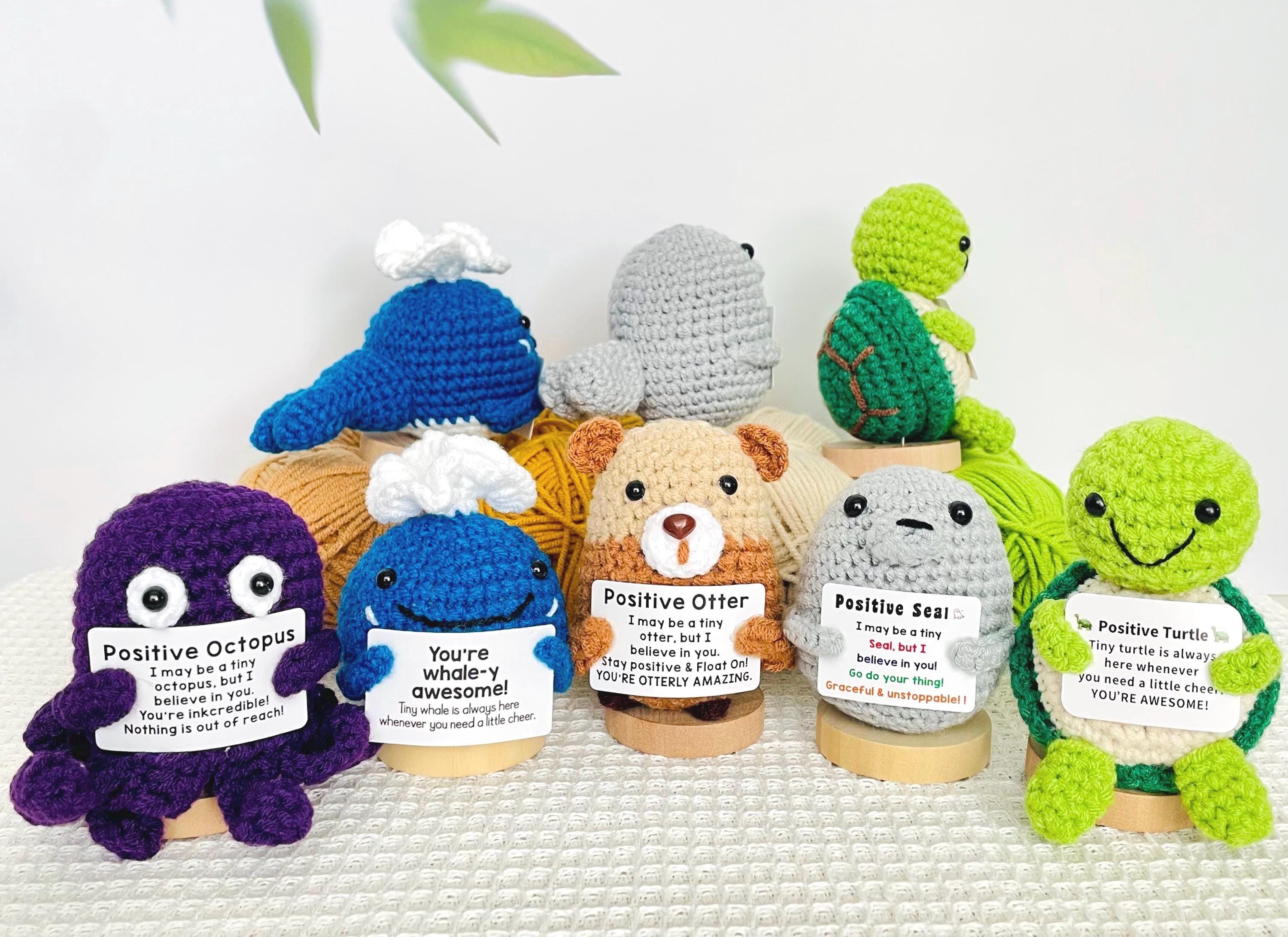 beets1030様 リクエスト 2点 まとめ商品 Handmade Crochet Emotional Support Animals, Positive Affirmations