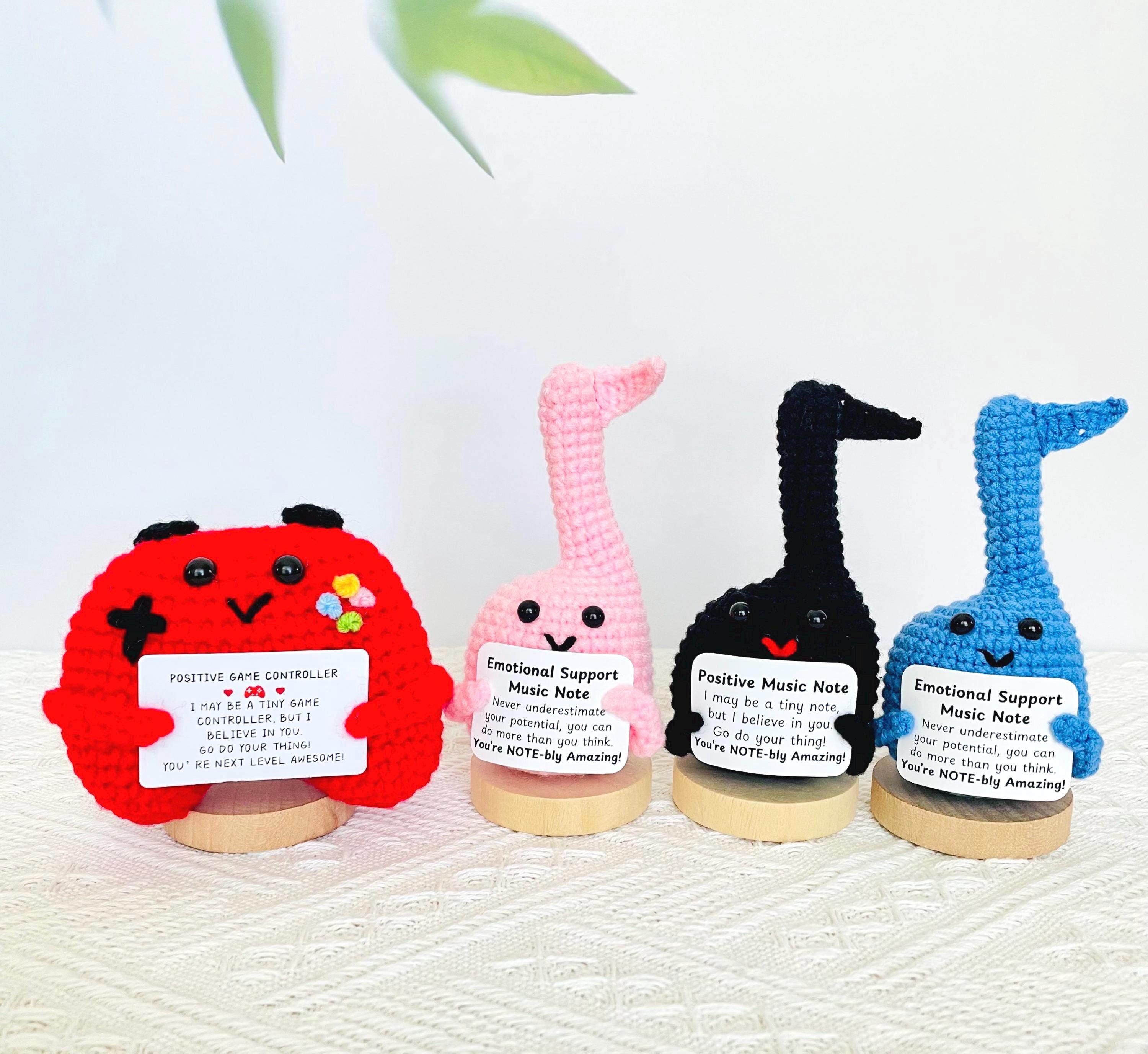 beets1030様 リクエスト 2点 まとめ商品 Crochet Positive Music Note, Emotional Support Gift for Musicians