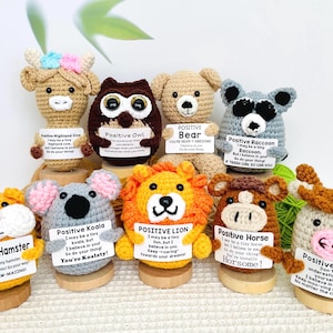 Crochet Emotional Support Animal: Sloth, Turtle, Duck, Shark Desk Buddies