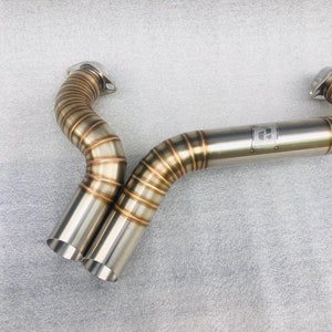 Laf pipe Exhaust custom cut pie Harley-Davidson Sportster drag handmade