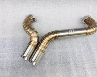 Laf pipe Exhaust custom cut pie Harley-Davidson Sportster drag handmade