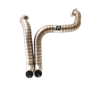 Laf pipe Exhaust custom cut pie Harley-Davidson Sportster 2-1 handmade