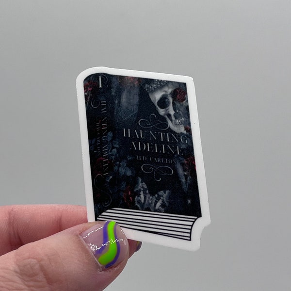 Haunting Adeline | booktok | custom book sticker | H. D. Carlton | horror book | dark romance