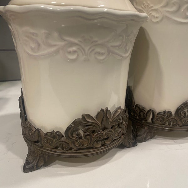 CHRISMADDEN JCP HOME Canisters set of two. Extra Large