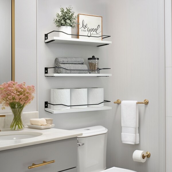 Floating Shelves Bathroom - Etsy