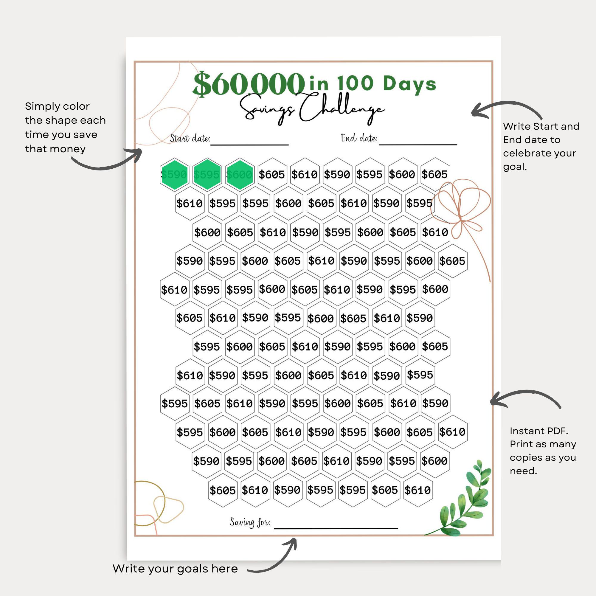 即購入OK☆ボックス付き☆100days savings challenge Digital