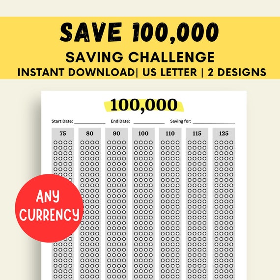 Amazon.com: 13Pcs 10,000 Money Saving Challenge Strategy
