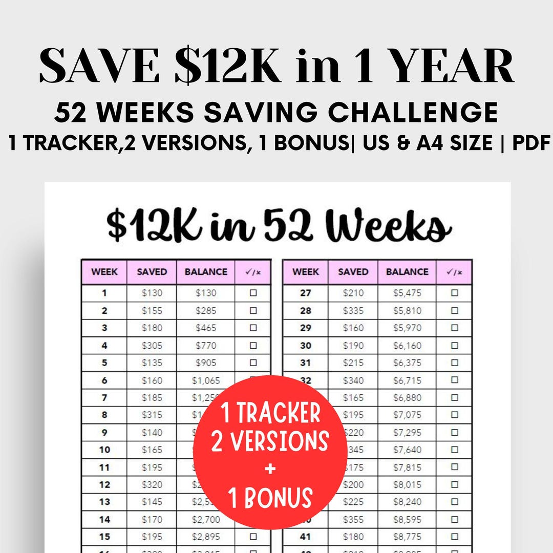 100 Saving challenge デザイン⑫ Box ver. Amazon.com : 100 Envelopes Money Saving Challenge - Save