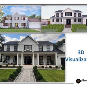 Außen 3D Architektur-Visualisierung
