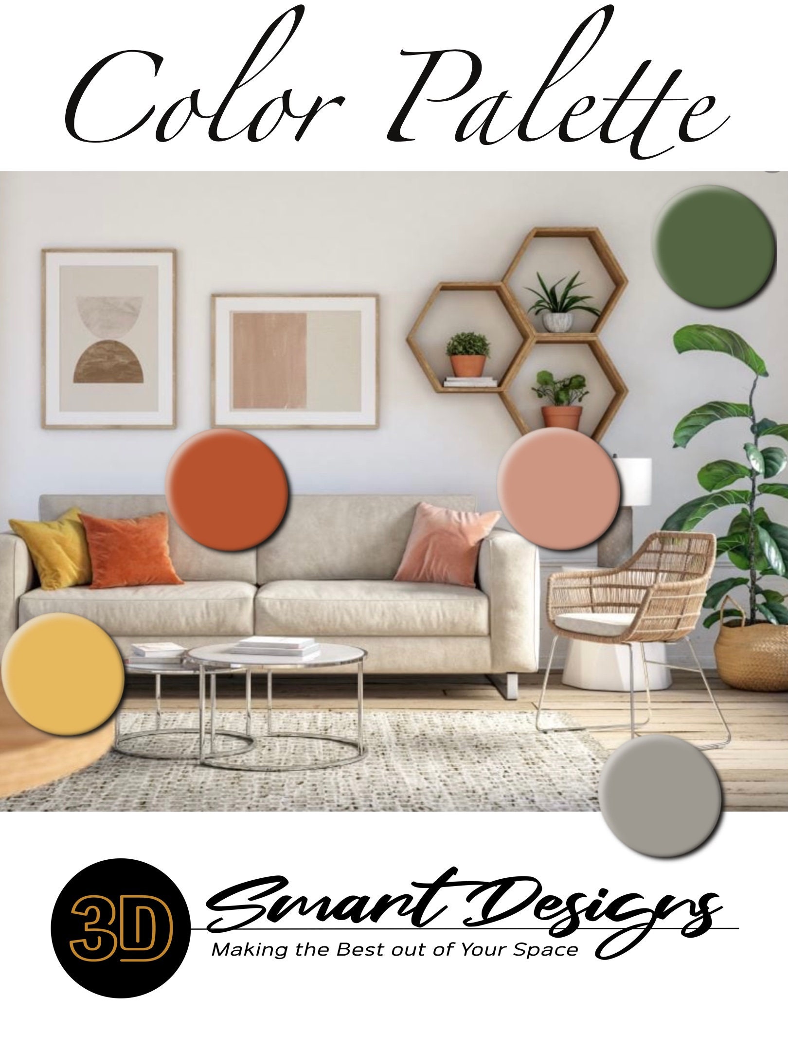 Custom Color Palette Selection-interior Design - Etsy