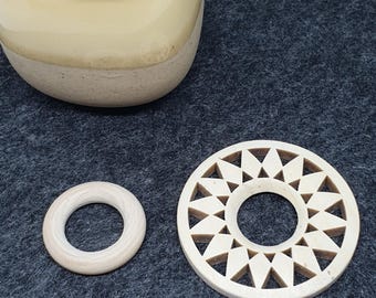 20 Supporti Espositivi In Legno Per Sfere Di Cristallo 20-60 Mm E Uova