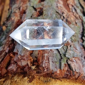 Beautiful rock crystal double-ended A gemstone crystal crystal tower obelisk healing stone gemstone tower double-pointed tower scepter freeform