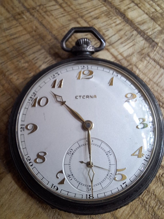 Eterna pocket watch cheap