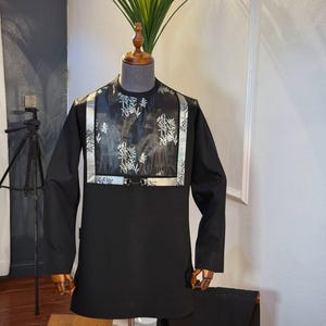 Moderner Herren Kaftan: Benutzerdefinierte afrikanische Kleidung - AllureLink