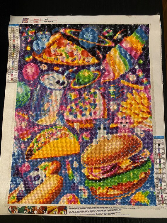 Lisa Frank finished product : r/diamondpainting