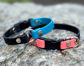 Ultra-light Waterproof Collar for Small Dogs, Custom Quick Release Buckle Collar